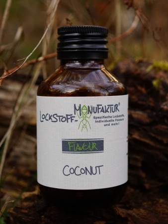 Coconut Flavour: dieses natürliche Kokosflavour für Boilies verleiht den Ködern eine traumhaft tropische Note, der kein Karpfen widerstehen kann.