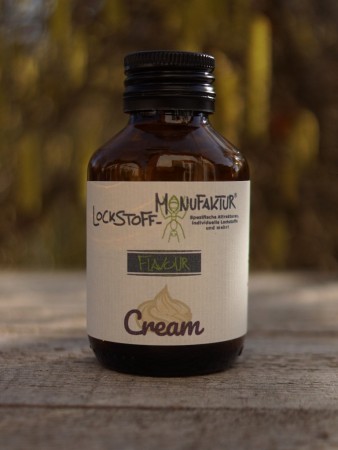 Cream Flavour für Boilies: ein sahniges Kultflavour aus der guten alten Zeit. Dank seiner wasserlöslichen Zusammensetzung extrem attraktiv für Karpfen.