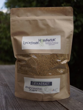 Enzymatic Fish Groundbait: enzymaktives, fischmehlbasiertes Groundbait für Karpfen mit maximaler Lockwirkung. Da kann kein Karpfen widerstehen...