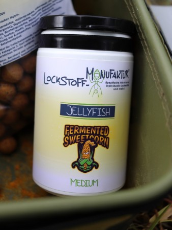 Der Fermented Sweetcorn Bait Powder wird aus verschiedenen fermentierten und enzymatisch aufgeschlossenen Maisprodukten hergegestellt - extrem attraktiv für Karpfen!