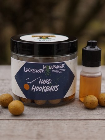 Die Fermented Sweetcorn Hookbaits passen perfekt zu unseren Fermented Sweetcorn Enzymboilies und sorgen dafür, dass immer ein fängiger Hookbait am Haar ist!
