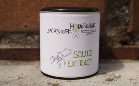Unser besonders hochwertiger Squid Extract wird schonend aus nachhaltigen Rohstoffen gewonnen - er ist für seine legendäre Fängigkeit berühmt.