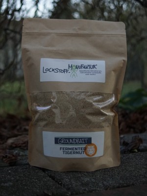 Das Fermented Tigernut Groundbait ist ein enzymatisch aufgeschlossenes Groundbait für Karpfen mit fermentierten Tigernüssen - hochattraktiv und fängig!