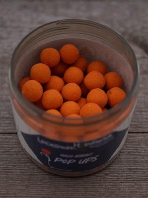 Ein kräftiges, nicht UV-aktives orange zeichnet die Fermented Tigernut Pop Ups aus. Dank des mitgelieferten Trigga Shots passen sie perfekt zu unseren Enzymboilies.
