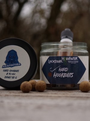 Hard Hookbaits Asafoetida: diese extra harten Hakenköder sind dank der enthaltenen Lockstoffe und dem intensiven Asafoetida Flavour extrem attraktiv für Karpfen.