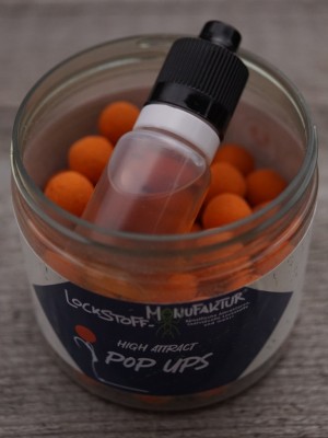 Die High Attract Pop Ups orange sind hochattraktive Pop Ups für Karpfen, die mit Aminosäuren, Attraktoren und Futterstimulanzien gerollt werden.