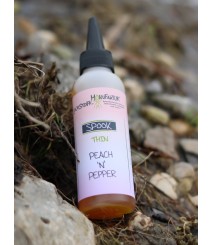 Der Peach 'n' Pepper Bait Smoke besteht aus natürlichen, für den Karpfen hochattraktiven Lockstoffen. Peach Flavour, Pfefferextrakt und eine gelb-orange Farbe machen diesen Bait Smoke zum Karpfenmagneten.