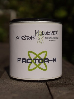 Factor-X: ein besonderer Karpfenlockstoff, der exklusiv bei uns erhältlich ist. Ein Attraktor der nächsten Generation, der nicht nur beim Karpfenangeln mit Boilies unschlagbar fängig ist.