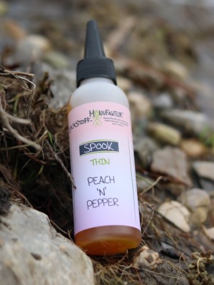 Der Peach 'n' Pepper Bait Smoke besteht aus natürlichen, für den Karpfen hochattraktiven Lockstoffen. Peach Flavour, Pfefferextrakt und eine gelb-orange Farbe machen diesen Bait Smoke zum Karpfenmagneten.