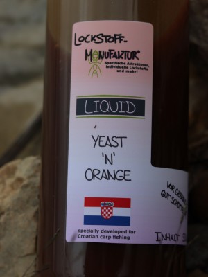 Das Yeast 'n' Orange Liquid wurde zusammen mit kroatischen Karpfenanglern entwickelt und angepasst. Extrem fängig!