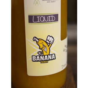 Bestes Bananen-Fruchtpulver, unser hochlösliches Banana Flavour und beste Attraktoren machen das Banana Punch Liquid zur einem intensiven Bananen Liquid für Boilies.