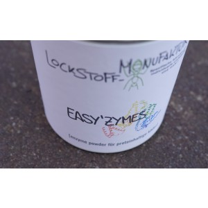 Enzym Powder für Boilies: wasserlöslich, spaltet Proteine in fängige Aminosäuren auf und bildet so fängige Lockstoffe und Attraktoren aus Karpfenködern.