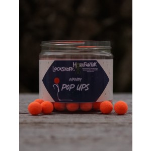 Fluo Pop Ups Orange: bei den fluo-orangenen Infinity Pop Ups kannst Du Dir das Flavour des Trigga Shots selbst auswählen und so die Pop Ups an Deine Boilies anpassen.