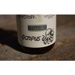Wer gerne einzigartige Boilies fischt, kann das Octopus Flavour gut mit Citrusflavours oder auch intensiven Aromen wie Asafoetida oder Knoblauch kombinieren. Die Karpfen lieben es...