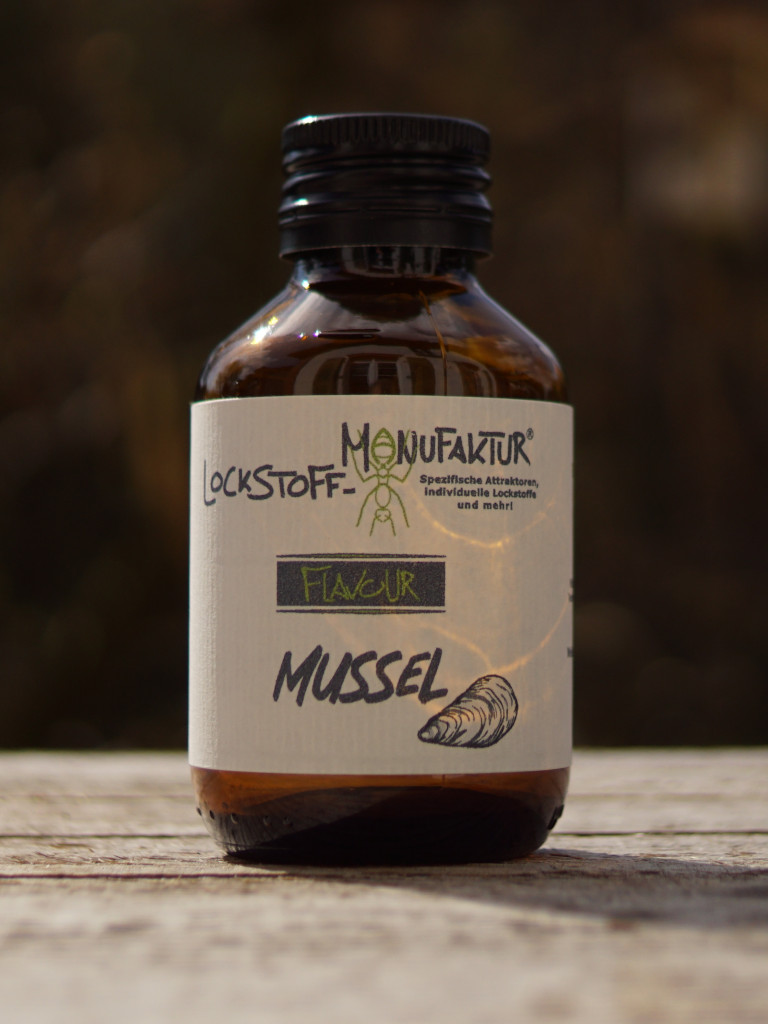 Muschel Flavour für Matchfutter, Matchteig und Method Feeder Pellets. Fängige Flavours zum Matchangeln.