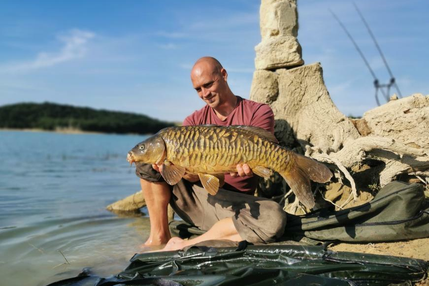 Karpfenangeln in Frankreich - Urlaub, Sonne, schönes Wetter und schöne Karpfen.