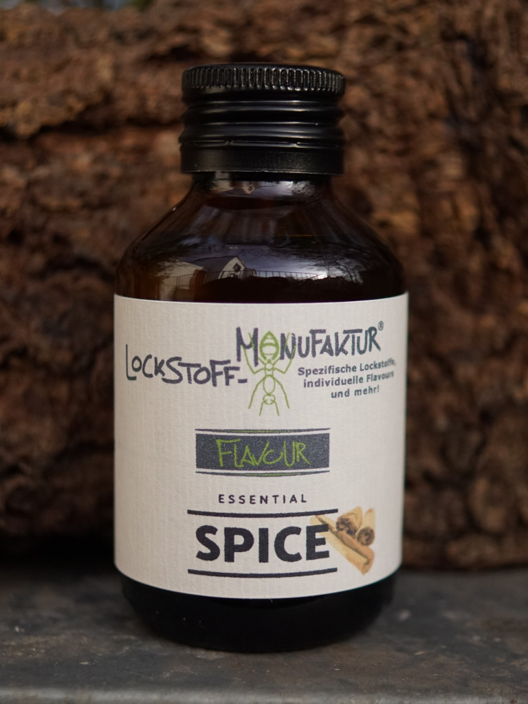 Essential Spice Flavour zum Matchangeln. Auch im Feederfutter unschlagbar attraktiv für Karpfen.