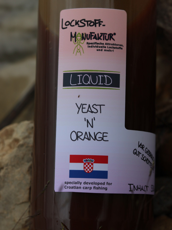 Lockstoffe für das Karpfenangeln in Kroatien - Liquids für kroatische Karpfen.