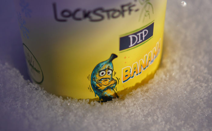 Der alkoholbasierte Banana Boilie Dip ist voller nat&uuml;rlicher Attraktoren und Inhaltsstoffe - sehr fängig und attraktiv für Winterkarpfen.