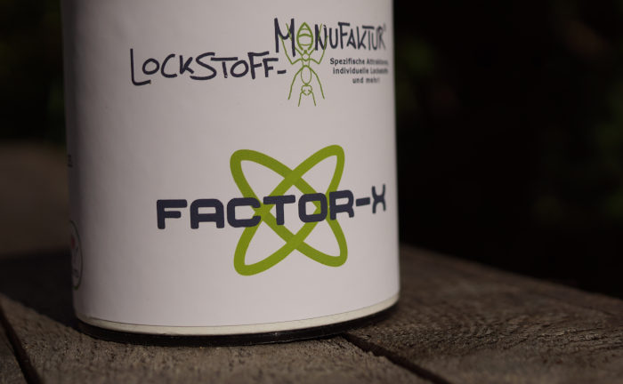 Factor-X, ein extem fängiger Attraktor für Karpfen - für Boilies, Pellets, Method Feeder und auch im Matchteig.