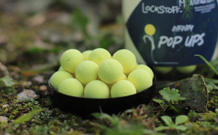 Fluo Pop Ups washed out yellow für Karpfen - UV-aktive gelbe Fluo Pop Ups fürs Karpfenangeln.