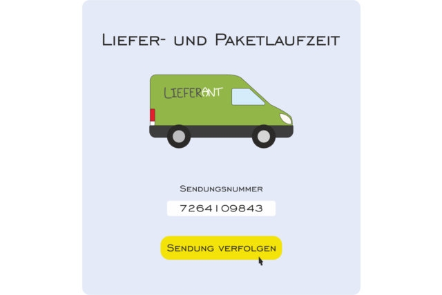 Informationen zur Liefer- und Paketlaufzeit bei der Lockstoff-Manufaktur