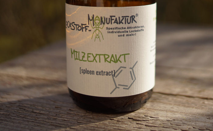 Milzextrakt für Karpfen - ein löslicher Extrakt mit extremer Lockwirkung auf Karpfen für Boilies, Grundfutter und mehr.