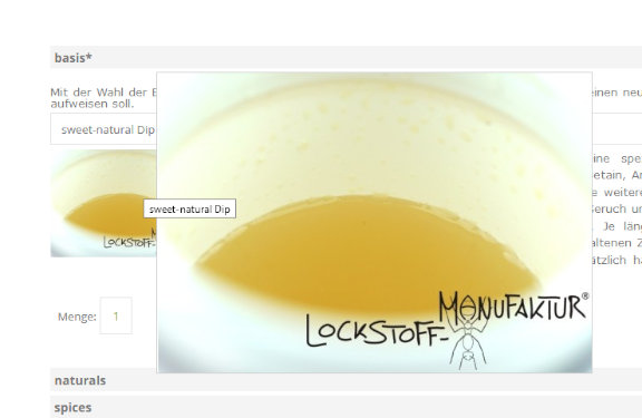 In der hellen Basis kommen die Farbstoffe am besten zur Geltung - für den Karpfen sehr attraktiv!